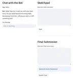 Human-LLM hybrid writing platform