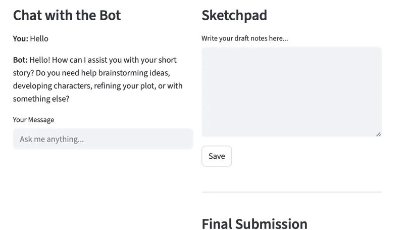 Human-LLM hybrid writing platform